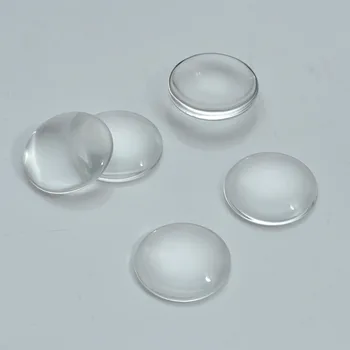 50Pcs Spate Plat 20mm Limpede Transparent Set de Bază de Sticlă Cabochon Camee Setare Pentru DIY Jewery Concluziile