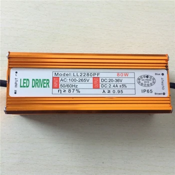 50W 100W Putere Mare de Curent Constant LED Driver rezistent la apa IP66 Alimentare AC110-265V de Intrare Pentru Proiector DC20-40V Ieșire