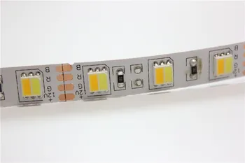 5mX de Înaltă calitate 5050SMD WW+CW bandă LED temperatura de culoare reglabila DC12V intrare 60LED/m CCT dimmer banda led transport gratuit