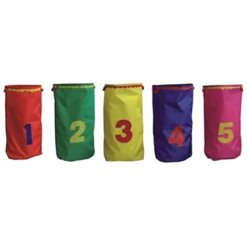 5pc/set Copiii Sar Pungi Cangur Sari Joc Integrare Senzorială Formare Culori Asortate Cu Numărul de Clopot în aer liber Amuzant Jucărie