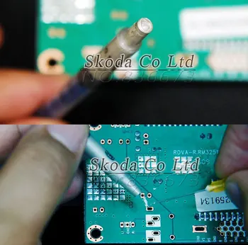 5pcs/lot 0,3 ml conductoare de argint stilou vopsea conductoare pen+pentru reparații tastatura PCB circuit CPU Termic Conductiv Silicon