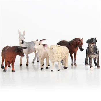 6/12BUC/set figura model animal jucărie pentru copii colectie de figurine jucarii pentru Copii Zoo Animal Figura Copii, Jucarii Educative