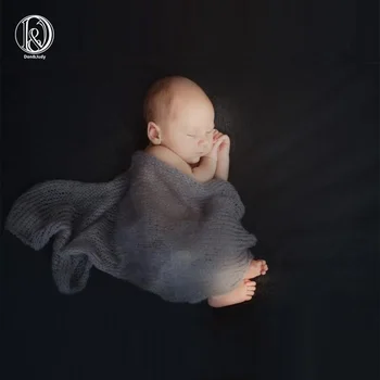 (60*30 cm) Acrilice Stretch Moale de Mohair Baby Împachetări 5pcs/Lot se Amestecă Culoare Nou-născut Fotografie Împachetări Baby shower cadou