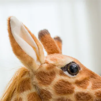 60/80cm Simulare Girafa Jucării de Pluș Drăguț Animal de Pluș Păpuși Moale Animal Girafa Papusa de Înaltă Calitate, Cadou de Ziua de Jucarie pentru Copii