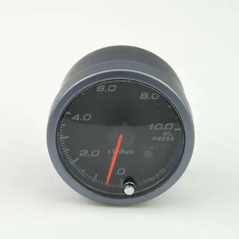 60 mm Masina Indicator Presiune Ulei motor pas cu pas cu funcția de auto-test chnology funcția de avertizare de 0-10 bar +păstăi