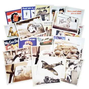 6packs/lot Stil Vintage Post de Card de Poster, Desen, cărți Poștale Felicitări Set Cadou WW2 Tematice Militare Clasic de Carte en-Gros