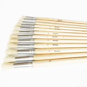 6pcs /12pcs peri pensula pictura acrilic perie de vârf rând perie Set Pensule Pictura de Artă