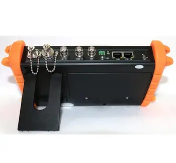 7 Inch HD CCTV Tester IP Monitor TVI CVI, AHD Analogic Camera Tester Cablu de Scanare ONVIF Fibra Optica VFL TDR POE 24V 12V