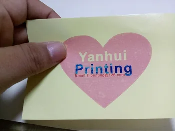7x6.65cm hârtie lucioasă autocolant de imprimare în rola/ imprimare alb-negru