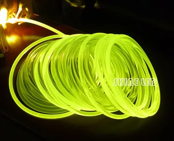 8.0 mm diametru super-luminos PMMA cablu de fibră optică partea strălucire pentru iluminat fibra optica DIY decorare Lumina