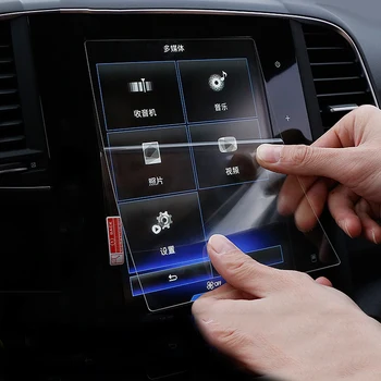 8.7 inch Styling Auto de Navigare GPS cu Ecran de Oțel Folie Protectoare Pentru Renault Koleos 2017 2018 Control al Ecranului LCD Autocolant Auto