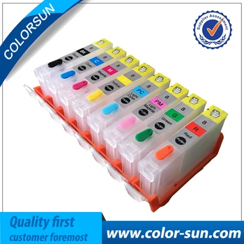 8 culori CLI-8 CLI8 de Reumplere Cartușe de cerneală pentru Canon PIXMA PRO 9000 PRO9000 printer cu ARC chips-uri