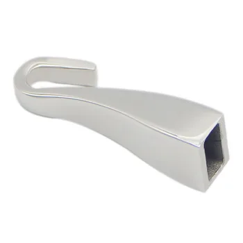 8X4mm Gaura din Oțel Inoxidabil Cleme Cârlig Capace Pentru DIY Cablul de Piele Brățară Colier Bijuterii de Luare BXGC-170