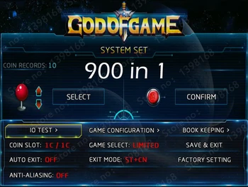 900 din 1 jocuri god of JOC Jamma arcade Muti tabla de joc Clasic PCB MAME carte de joc
