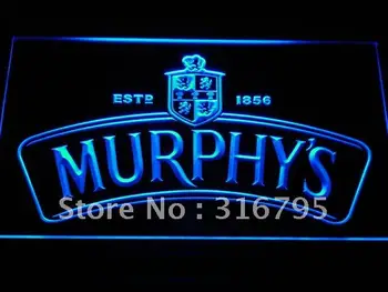 A174 lui Murphy Bere Bar Pub Logo-ul NOU LED Neon cu Comutator pornit/Oprit 20+ Culori 5 Dimensiuni pentru a alege de