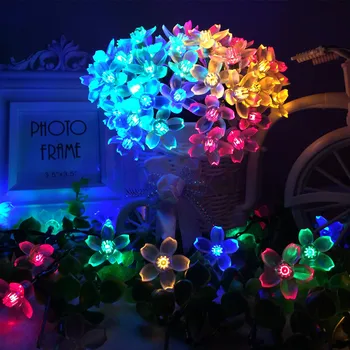 AC220V 10M 50 LED-Cires Flori Decorative de Crăciun lumini de Basm Șir de lumini pentru exterior/Garland/anul Nou/decoratiuni de Nunta