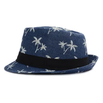 [AETRENDS] 2017 Clasic Masculin Fedora Pălărie de Paie, Pălării de Vară pentru Bărbați Plaja Panama Pălărie Z-5309