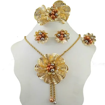 African șirag de mărgele seturi de bijuterii africane colier costum set de bijuterii nigerian nunta bijuterii perla colier dubai design colier