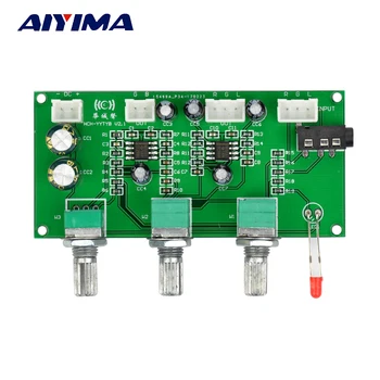 Aiyima NE5532 HIFI 2.1 Trei Canalului Ton Bord Difuzor Bass de Ajustare Volum de Control 2.1-2.0 Ton Amplificator Digital DIY