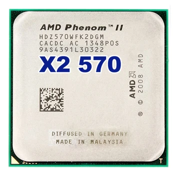AMD Phenom II X2 570 CPU Procesor CPU Dual-Core 3.5 Ghz/ 6M /80W / 2000MHz, Socket am3 am2+ transport gratuit 938 pin