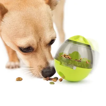 Amuzant Mâncare pentru Câini Minge de Companie Jucărie Interactiv Pahar Ou mai deștepți Câini de Joc Trata Minge Puzzle Tremura pentru Câini Crește IQ-ul 3d40