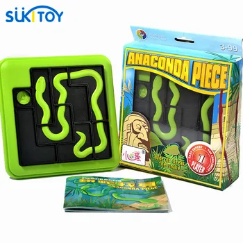 Anaconda Bucată Ghicitori forma clasica-puzzle de potrivire de Învățare de Învățământ Montessori IQ puzzle Jucării pentru copii joc