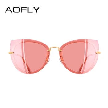AOFLY de BRAND, DESIGN de Lux, Femei ochelari de Soare Polarizat Clasic de ochelari de Soare Ochi de Pisica de sex Feminin Metal Templu Ochelari de A103