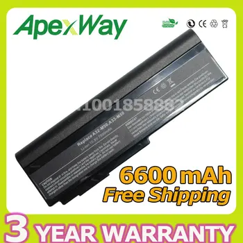 Apexway 11.1 V 6600mAh baterie Laptop pentru Asus A32-M50, A32-N61 A32-X64, A33-M50, L062066 L072051 L0790C6 15G10N373800 70-NED1B1000Z