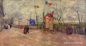 Arta modernă picturi în ulei Alocații de la Montmartre Vincent Van Gogh, Reproducere canvas pictat de Înaltă calitate