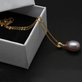 Aur de 18K pandantiv Bijuterii perla coarne coliere & pandantiv pentru iubitorii pandantive perle s925 argint coliere lanț de bijuterii fine