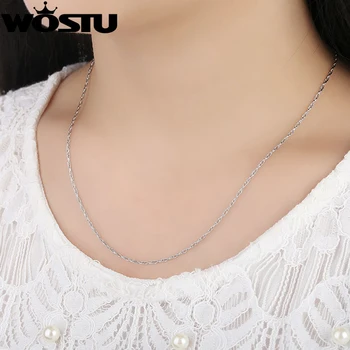 Autentic Argint 925 Lanțuri, Coliere se Potrivesc Pentru Pandantiv Farmec Pentru Femei Barbati Lux S925 Bijuterii Cadou SCA002