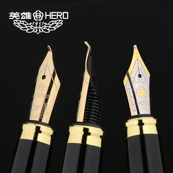 Autentic standard tipul de Erou mată 6006 metal stilou caligrafie arta stilou iraurita stilou cu cerneală 0,5 mm /1.0 mm cutie cadou set