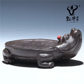Autentic Yixing violet ambarcațiunile de ceai animale de companie broasca testoasa dragon vas tampon de sculptură birou ornamente magazin mixt lot de oferta speciala