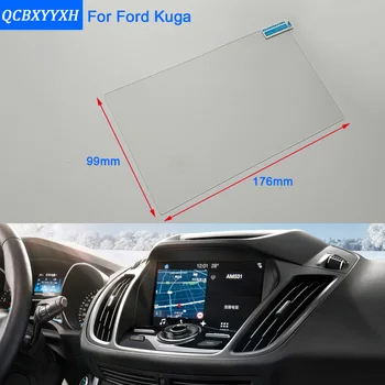 Auto Styling 8 Inch de Navigare GPS cu Ecran de Oțel de Sticla Folie Protectoare Pentru Ford Kuga de Control al Ecranului LCD Autocolant Auto