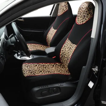 AUTOYOUTH 1BUC Leopard Animal Print Integrat de Înaltă Înapoi Scaunul Capacul Universal se Potrivesc cel Mai Scaun Auto Capacul Interior Dotari