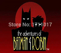 Aventura Lui Batman Și Robin 16 biți MD Carte de Joc Pentru Sega Mega Drive Pentru Genesis