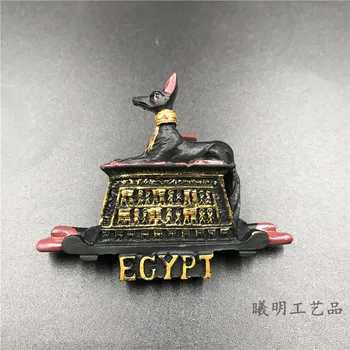 BABELEMI Egipt Anubis Magnet de Frigider de Călătorie Turistică Suveniruri lucrate Manual 3d Rășină Frigider Autocolante Magnetice Decor Acasă
