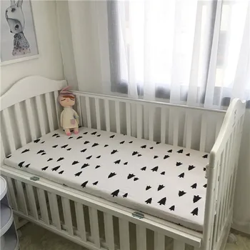 Baby lenjerie de pat din Bumbac Cearceaf lenjerie de Pat Pat Pat pat de copil Saltea Protector Cuvertură 130*70 CM