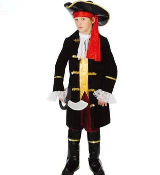 Baieti costum de pirat pentru copii jake piratii costum de pirat halloween cosplay, costume pentru baieti căpitan pirat costume costum de carnaval