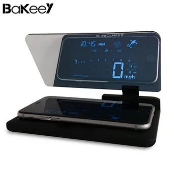 Bakeey HUD Head Up Display Auto GPS Telefon Mobil de Navigare Imagine Reflector Suport de Montare, Negru Ecran Universal Holder Auto de Stocare