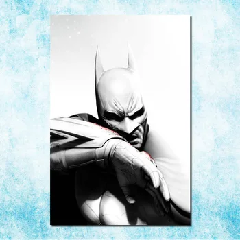 Banksy Batman Joker Arkham City Origine Artă Pânză de Mătase Poster de Imprimare 13x20 24x36inches Joc Poze de Perete (mai)-2