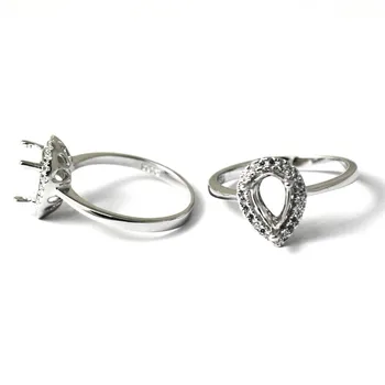 Beadsnice ID27353 new sosire populare argint 925 inele pentru femei elegante pentru totdeauna nunta logodna stabilirea semi inel de montare