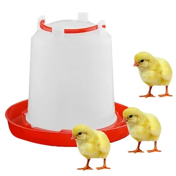 Behokic 5L Păsări de curte Pui de Găină pasăre Pasăre de Prepelita Apă Potabilă Alimentator Alimentare Jgheab de Plastic Bautor Automat de alimentare cu Apa