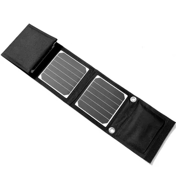 BHUESHUI 14W Portabil cu Panou Solar Încărcător Pentru iPhone/Telefon Mobil/MP3 Camping/Voiaj Pliabil Dual USB Încărcător de Baterie Sunpower