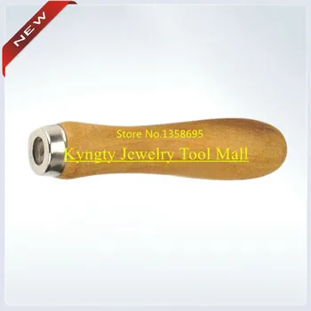 Bijuterii de Luare Tool Kit Bijuterii Instrument de Lemn Mâner de Fișier de Dimensiuni 12.5 x 46 mm, 10 buc / set