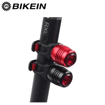 BIKEIN Biciclete MTB Stop Impermeabil de Echitatie de iluminare din Spate cu Led USB Reîncărcabilă Ciclism Montan Lumina lămpilor din spate Lumini pentru Biciclete