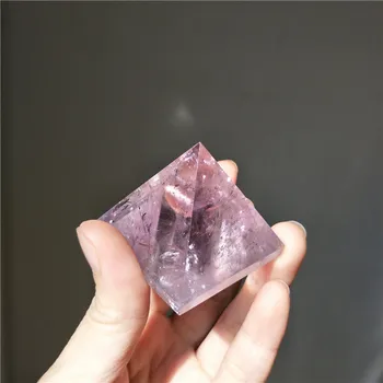 Bine culoarea naturala ametist violet de cuarț crystal pyramid