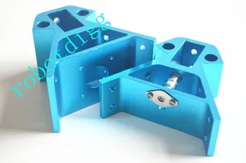 Blue3D printer părți 2040 Colț de Metal Alu Vertex pentru Kossel NEMA17 Motor pas cu pas 6pcs/set Fierbinte de Vânzare