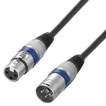 Bochara 3Pin Cablu XLR de sex Masculin la Feminin M/F Cablu Audio jack Pentru Microfon Mixer 1m 1.8 m 3m de 4,5 m, 5m 6m 7,6 m 10m 15m 20m