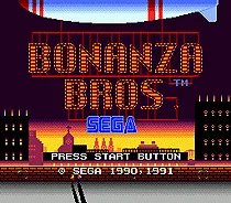 Bonanza Bros 16 biți MD Carte de Joc De 16 biți Sega MegaDrive Geneza joc consola